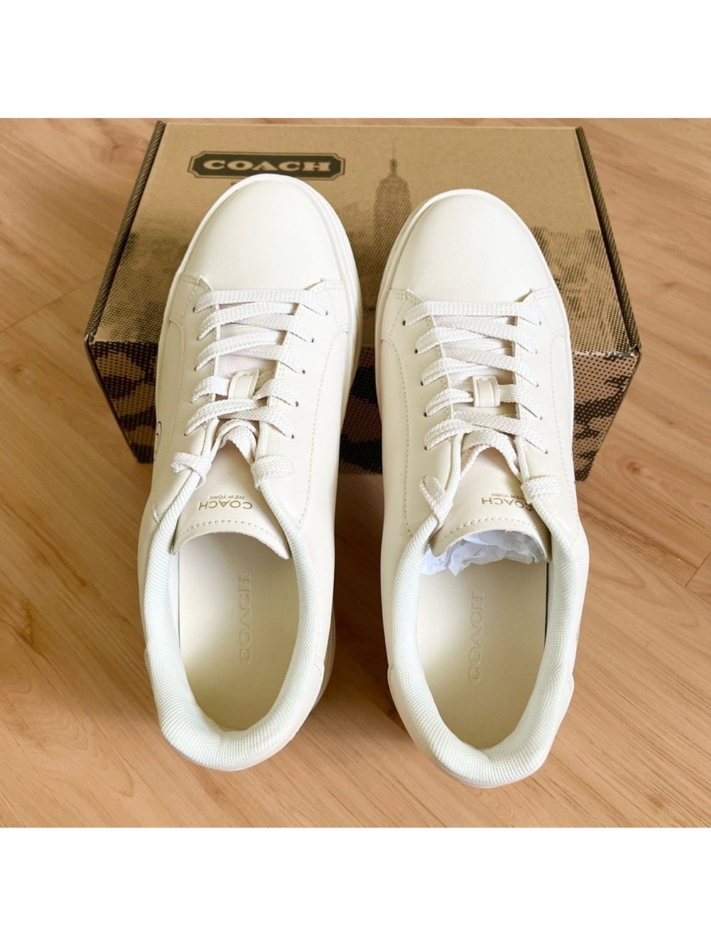 Coach High Line Sneaker With Heart Women 10.0 B # CBR66 - Picture 10 of 13